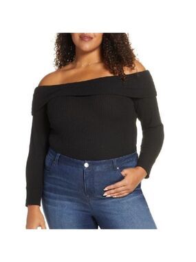 BP. Off the Shoulder Knit Top BOUTIQUE